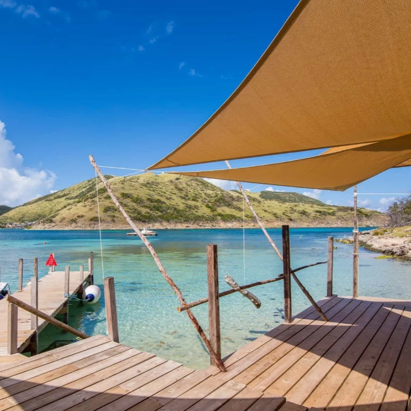 pinel island beach restaurant saint martin orient bay vacation rental the hills residence