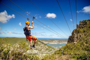 activities in sint maarten ziplining in sxm vacations rentals at the hills residence simpson bay sint maarten